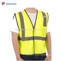 Custom 100% Polyester Mesh Traffic Products Security Guard Uniform ANSI 107 Reflective Safety Vest With Pocket